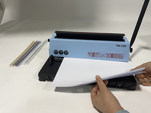 How do you efficiently bind thick documents with your binding machine