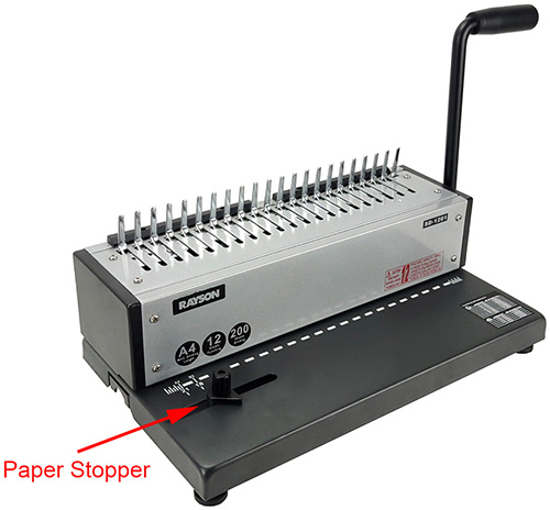 How to Adjust Rayson SD-1201 for Working With Letter Size