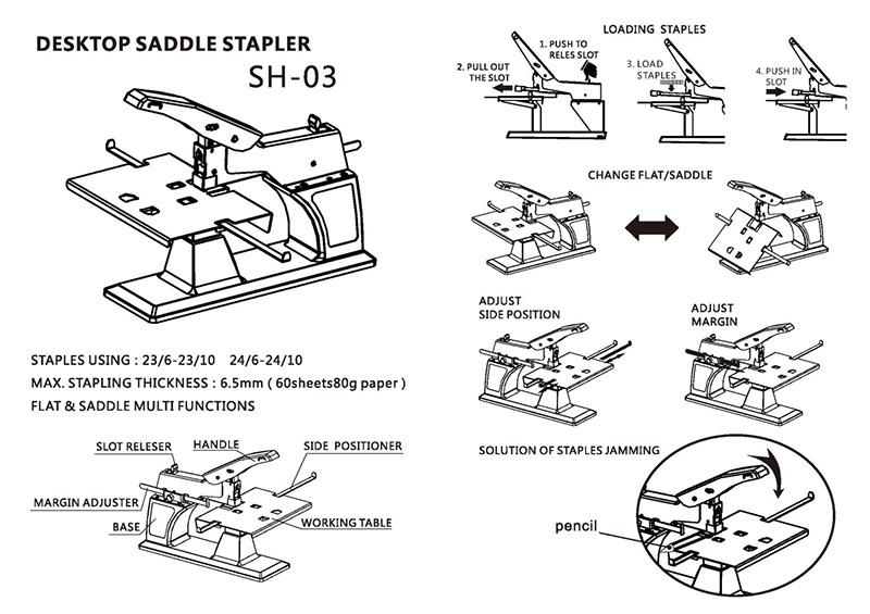 How to Bind Book With Manual Heavy Duty Stapler