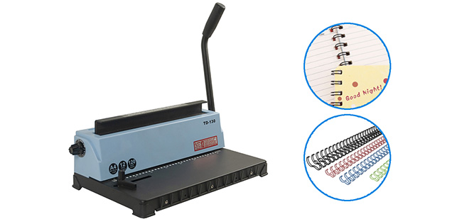 How to use a double wire binding machine for professional books and smooth page turning