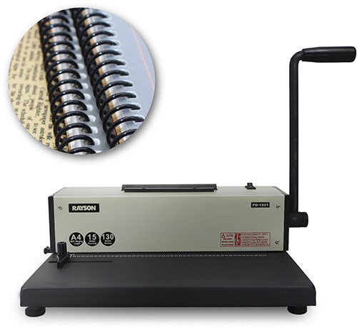 How to use a spiral binding machine for durable notebooks that fold back completely