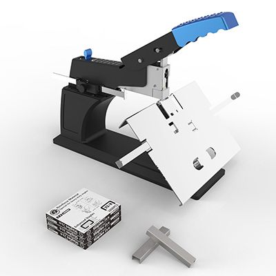 How to use heavy duty stapler in both saddle and flap position