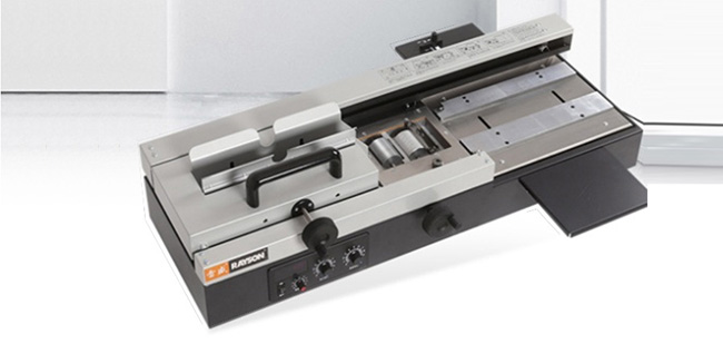What is the difference between the heavy-duty stapler and thermal binding machine