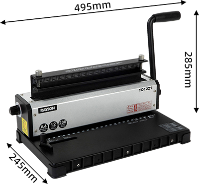 Wire Binder TD-1221 Metal Body
