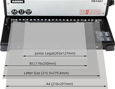 Wire Binder TD-1221 Paper Range